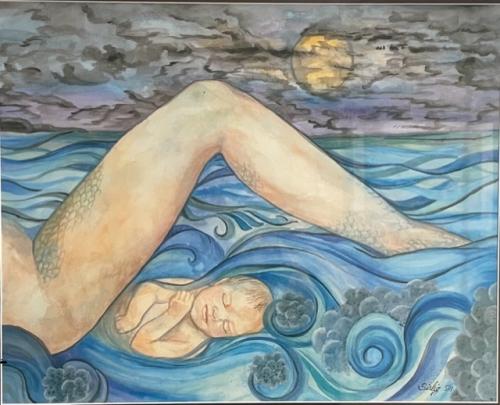 Sirena Waterbaby Painting